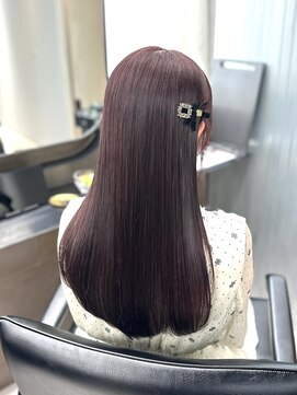 ユアーズヘア 東新宿店(youres hair) 上品な暖色カラー♪カシスワインレッド