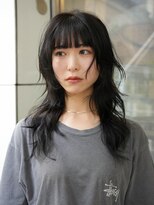 ノラ シブヤ(NORA)&nbsp;r3ハッシュカットミディアムレイヤーウルフボブ顔まわりレイヤー