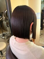 クライブ ヘアー 千葉中央店(CRiB hair)&nbsp;ピコトリ酸熱トリートメントカラー×ミニボブ【千葉/千葉中央】