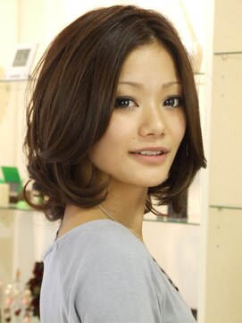 アップロード(a:) 大人可愛いミディスタイル