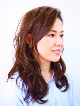 オブジェ (objet) 【Objet】ランダムカールのゆるふわセミロング!