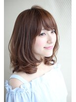 ヘアアンドメイク サファイア 浜北店(SAPPHIRE) スモーキーオレンジで温かみのあるスタイルに☆☆☆