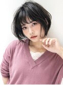 《Agu hair》シースルーバング×ショート・ショートボブ