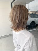 20代30代40代ダブルカラーミルクティーアッシュ透明感カラー