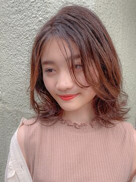 ロンド ルージュ 銀座店(Lond rouge) うざバング×ミディボブスタイル