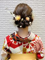 着物ヘア＆袴着付け＊新宿Olive's by neolive
