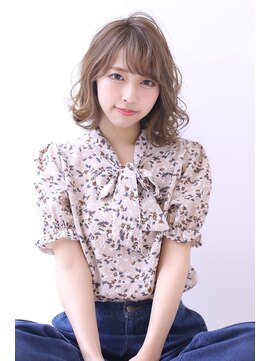 オーロ 西大寺店(ORO) フェミニンパーマのゆるふわショート