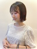 外ハネ/切りっぱなしボブ
