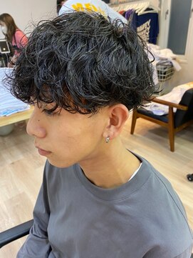 ウェイビーエフティフィフス 横浜西口(WAVEY ft.fifth) メンズマッシュメンズヘア波巻きスパイラルパーマ波巻きパーマ