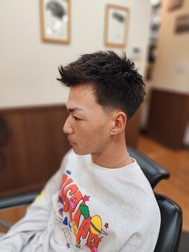 アパッシュ 春光本店(Apache) フェザーアップ×テーパーフェード