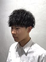 ガオプロデュースバイレボ(gao produced by revo)&nbsp;【曽我尾真生】波巻きパーマ/メンズパーマ/ツーブロック