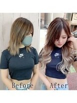 エクステ専門店あるじゃんすー 宇都宮店&nbsp;キャラメルミルクティー#シールエクステ#韓国風レイヤー#宇都宮