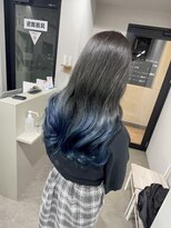 リグ 横浜(Lig.)&nbsp;グラデーションカラー/ケアブリーチ/裾カラー/ブルーカラー