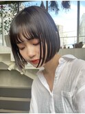 ◎ミニボブ縮毛矯正ショートボブストレートパーマ