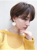 【大人ショート/阿部達哉】ショートボブ/耳掛けショート