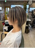 『京都 山科 ルーナヘアー』ショートバレイヤージュ 草木真一郎