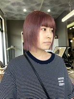 レド(LeDo)&nbsp;ピンクラベンダー×切りっぱなしボブ【四日市】