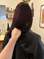 ヒントステーション(HINTSTATION)&nbsp;〈浅草 半個室〉ストレートパーマ/ローズラベンダー