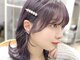 カシュカシュ 表参道(cache cache)の写真/アイドルみたいな前髪をつくります♪繊細な顔周りカットと、目を大きく魅せる前髪カットで小顔魅せ◎
