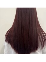 ヘアーマルシェ(hair marche)&nbsp;ピンク×レッド