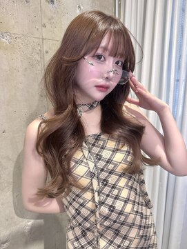 リリー(Lilley) マロンベージュ×姫カットレイヤー×韓国風巻き×髪質改善