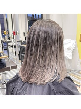 ストゥー(StueW.) コントラストバレイヤージュ32/髪質改善/ハイライト/白髪ぼかし