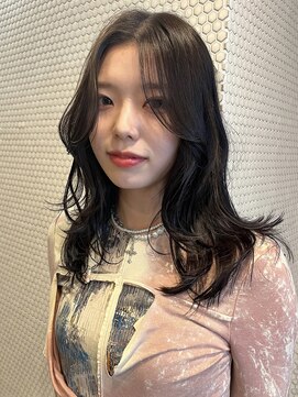 ソワンドゥブレスココ 京都店(soin de brace coco.) ふわっと大人っぽレイヤー×透けカラー