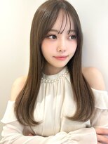 ユーフォリア 銀座本店(Euphoria) 山村/小顔ワンカールパーマ/セミロング/ストカール/縮毛矯正銀座