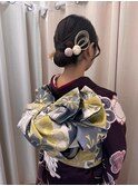着付とヘアメイク