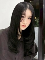 ベレーザシェルト(Beleza scelto) 14344髪質改善ブリーチ&ダブルカラー韓国レイヤーミルクティー