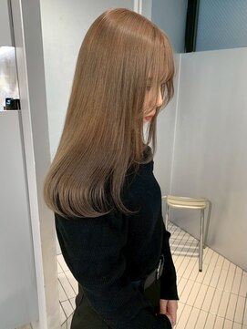 ペレ アネックス 大阪梅田茶屋町店(PELE ANNEX) ホワイトグレージュ/デジタルパーマ/フェザーパーマ/梅田