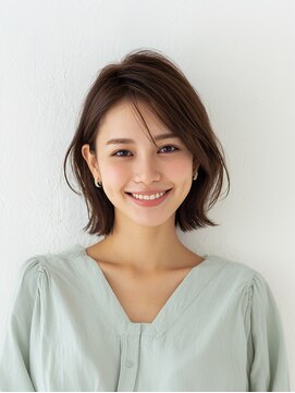 e.m.a プレミアムビューティーサロン 栄駅店(e.m.a PREMIUM BEAUTY SALON) ボブ/イメチェン/外ハネボブ/美髪/ワイドバング/髪型