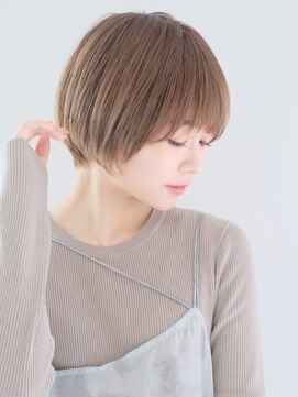 ガリカ 両国(Gallica) 『 グレージュ ×  透け感 』丸みショート シースルーバング☆