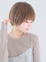 ガリカ 両国(Gallica) 『 グレージュ × 透け感 』丸みショート シースルーバング☆