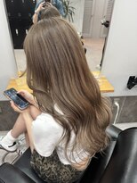 レブ 四条烏丸(Reb,)&nbsp;京都ダブルカラーミルクティーベージュ韓国ヘアブリーチ