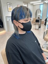 ノルン バイ シェリッシュ(Norn by sheriche)&nbsp;癖毛ウルフ/ストライプカラー