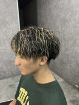ライズトーキョー 土浦店(RISE TOKYO)&nbsp;大人気メンズパーマスタイル！【ハイライトツイストスパイラル】