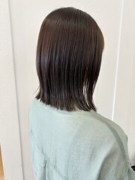 パル バイ ラベスト(Pal by lovest) 地下風♪ナチュラルオリーブブラウンx切りっぱなしbob