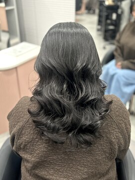 ジエクト カナウ(The Ect canow) 【王道コテ巻き風パーマ】レイヤーパーマ、無重力パーマ