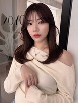 ソヨン 金山店(SOYON)&nbsp;大人ガーリー/似合わせカット/ダークアッシュ/ココアブラウン