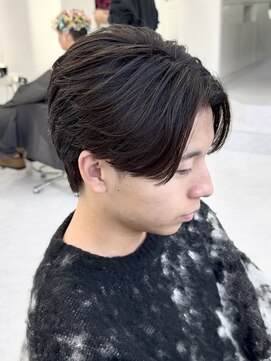 アイトーキョー 渋谷(AI TOKYO) 曲がる縮毛矯正/センターパート/メンズ縮毛矯正