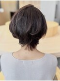 大人ひし形ショートボブ