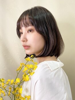 クオート(quoit)の写真/髪にも頭皮にも優しいカラー剤を使用。長く続けられるカラーだから、気になる白髪もいつでも綺麗に。