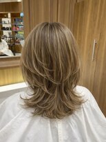 ラメールアヴェダ イオンモール秋田店(Lamelu AVEDA)&nbsp;ウルフレイヤー×ナチュラルハイライト