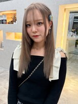 アロ 大阪梅田(alo)&nbsp;【momoa】ハイトーンミルクティー《ブリーチ/レイヤー》