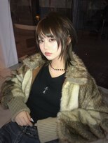 プロミルサロン(Promille salon)&nbsp;ハッシュカット×イエローブラウンカラー