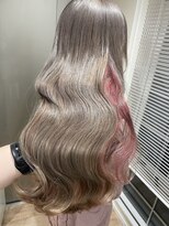 ループ(LOOP)&nbsp;ホワイトグレージュ　インナーピンク