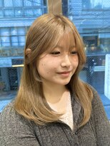 フェイス 石川町 (FACE) ハイトーンベージュ、顔まわりカット