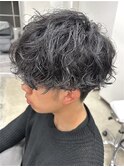 ツーブロックマッシュツイストスパイラル