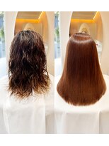 ビーアップヘアー(be:up hair) 広がる髪も乾かすだけでまとまる縮毛矯正